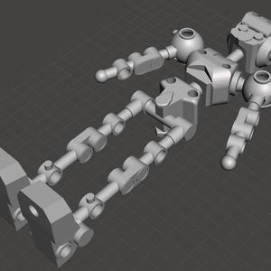Medabot Tinpet Scan & Solidworks parts 