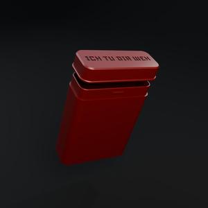 Rammstein band-aid container