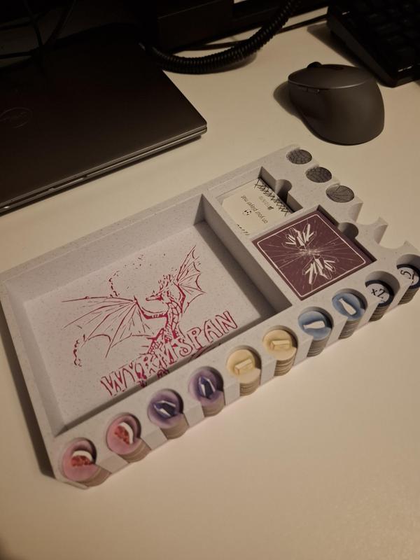 Wyrmspan game token container