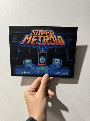 Super Metroid - Hueforge Print