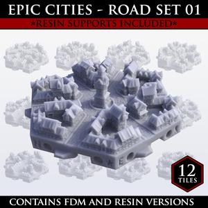 Hexton Hills Epic Cities Road Set 01