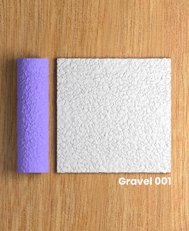 Collection Red | Gravel 001 | Polymer Clay Seamless Texture Roller