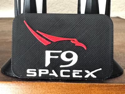 Falcon 9 Name Plate for AMS/MMU