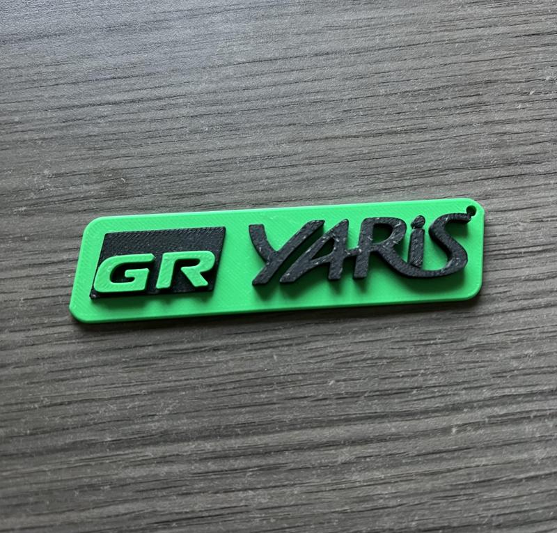 Toyota Yaris GR Keychain