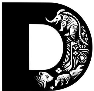 Silly letter D