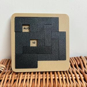 Puzzle Calendar for Single Extruder
