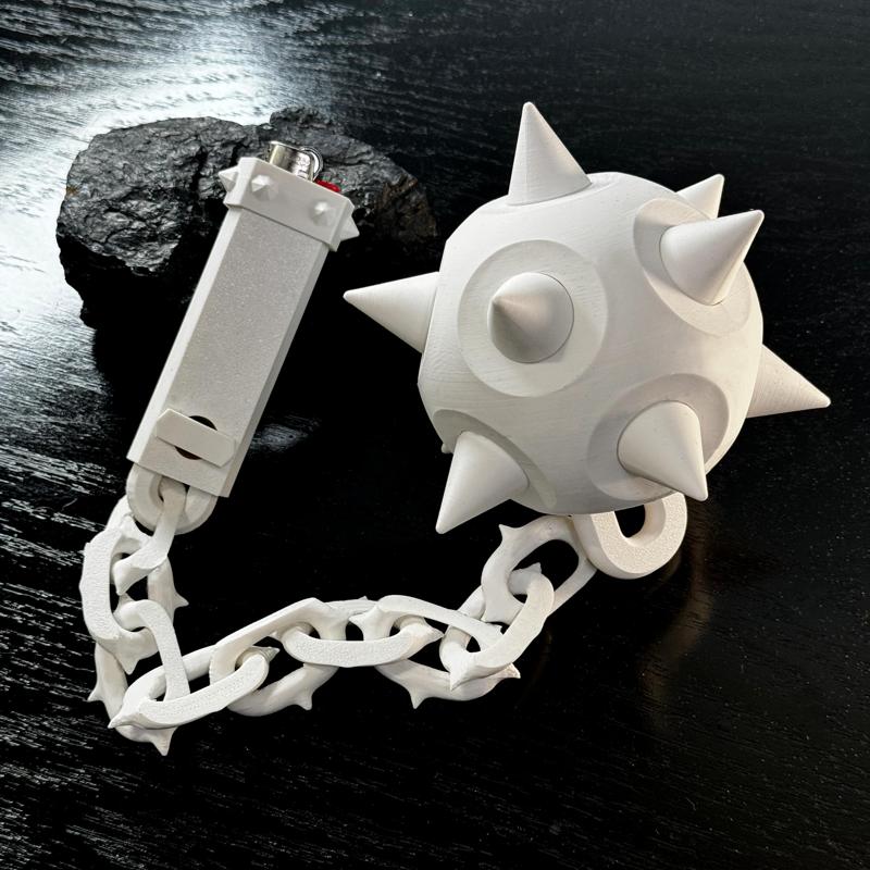 Mace and Chain Lighter Keeper 