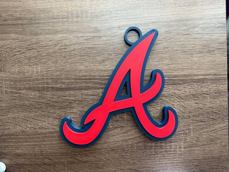 Atlanta Braves Oversized Necklace, Pendant