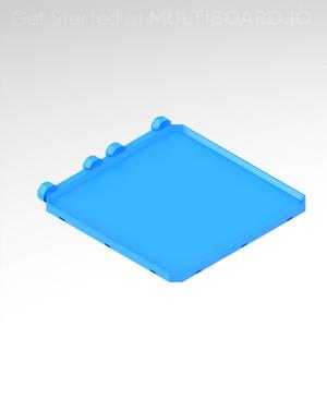 3x3 CU Bolt-Locked Shelf