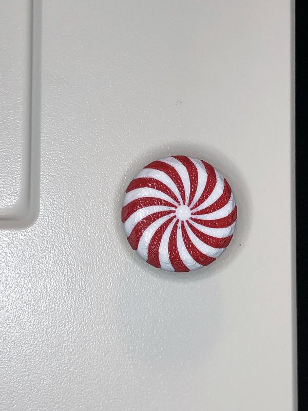 Kitchen Cabinet Knob - Peppermint Candy Swirl 3
