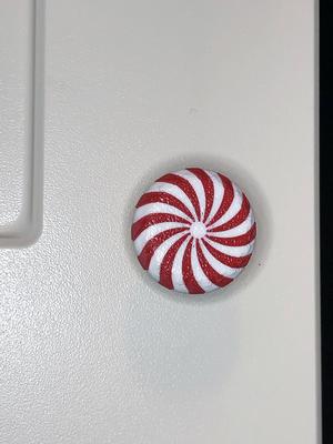 Kitchen Cabinet Knob - Peppermint Candy Swirl 3