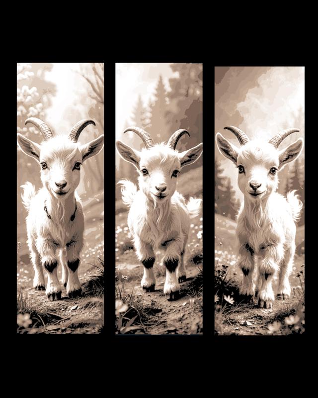 Cute little Goat pausing a moment to pose for its picture - Set of Bookmarks
