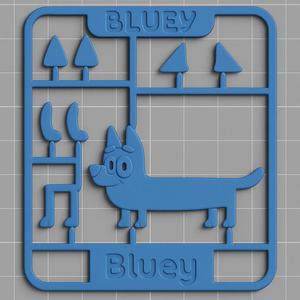 bluey kit card LONG DOGS 