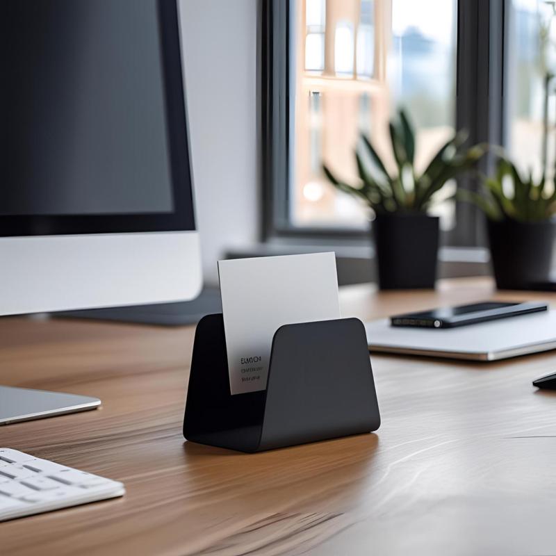 Modern Business Card Holder, Business Card Stand