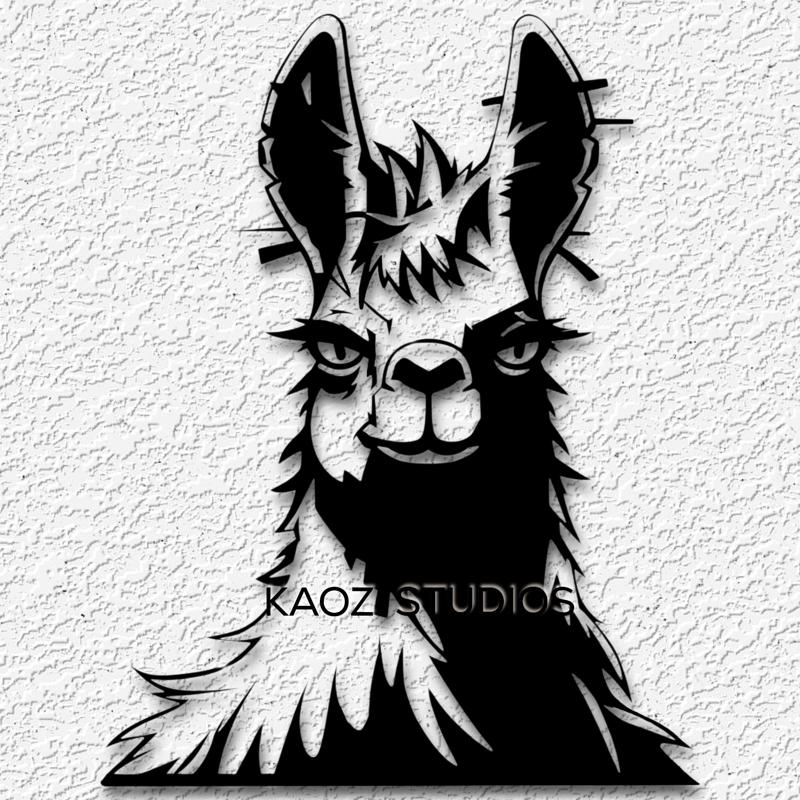 llama wall art alpaca wall decor fortnite llama decoration fanart