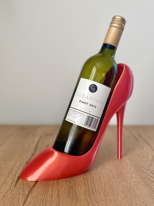 Stiletto Wine Bottle Holder / No Supports