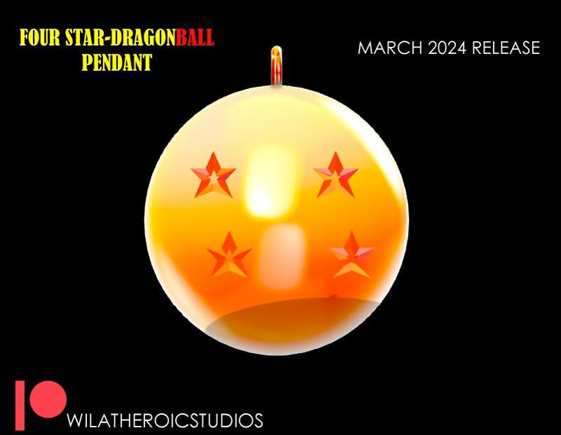 Four Star Dragonball Pendant