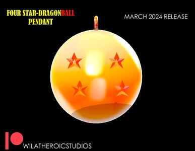 Four Star Dragonball Pendant