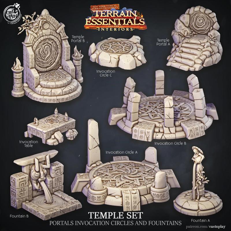 Temple Set (Pre-Supported)