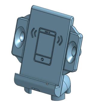Soporte Celular con Amplificador Pasivo (Passive Amp Cellphone Holder)