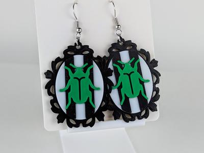 Beetlejuice Victorian Earrings
