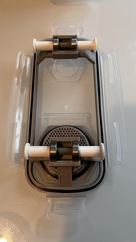 One-piece base for Filament Dry Box various Spools
