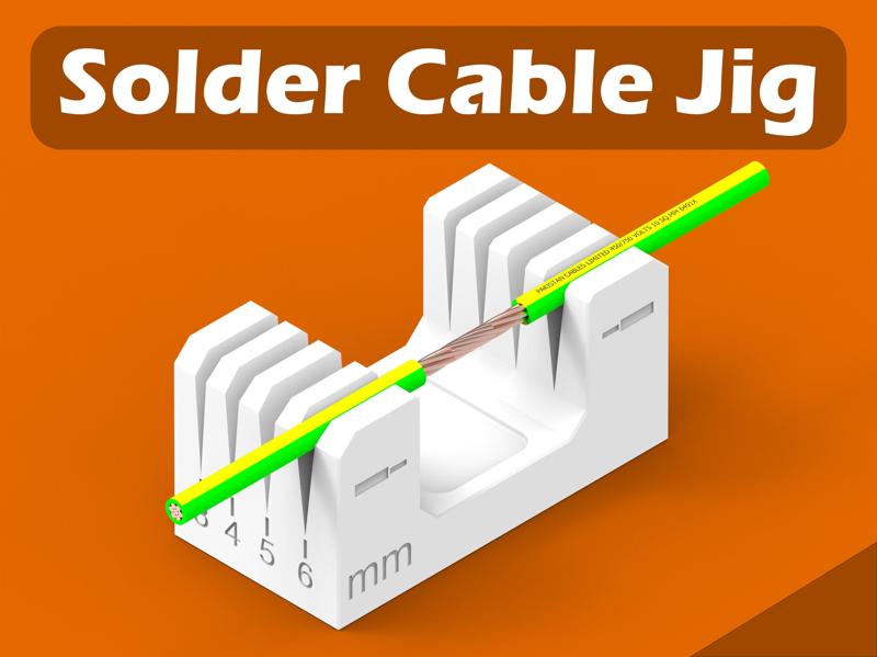 Cable Soldering Jig Holder