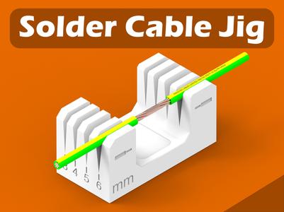 Cable Soldering Jig Holder