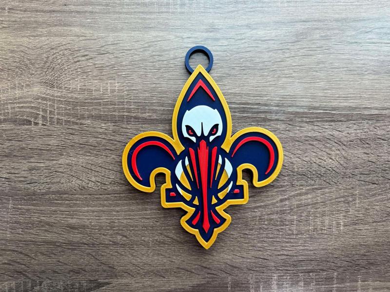 New Orleans Pelicans Oversized Necklace, Pendant