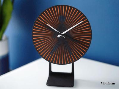 Human Walking Scanimation Clock Face