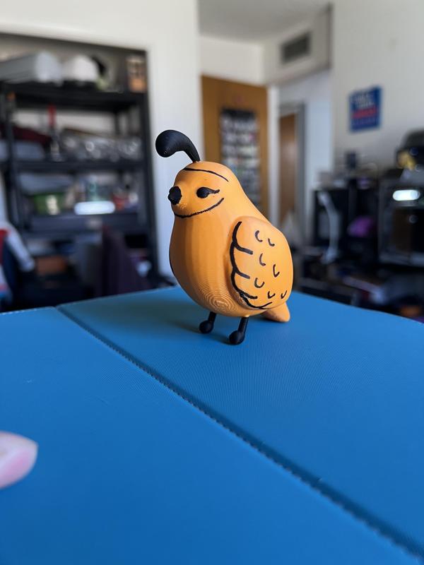 Chunky Quail figure 