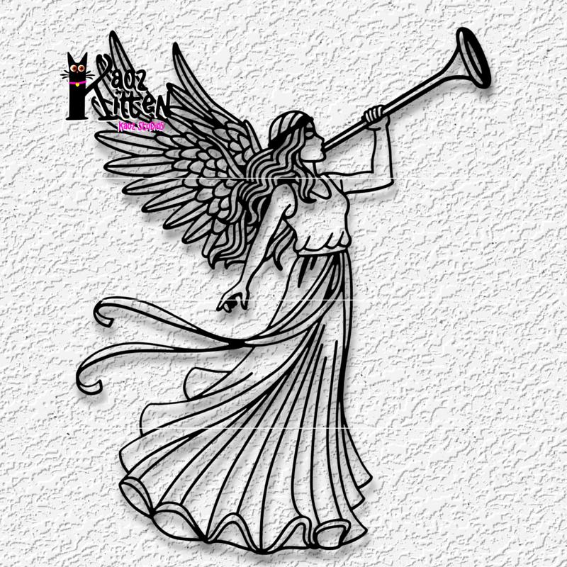 Christmas Angel wall art Angelic decor