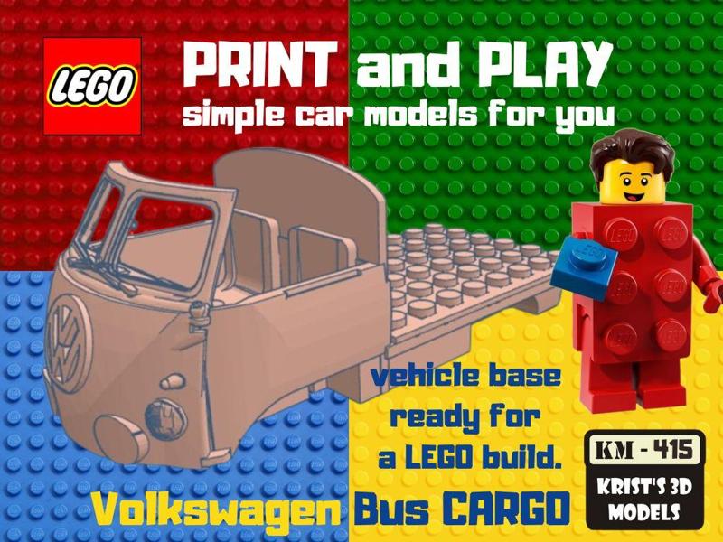 LEGO VW Bus Cargo Base