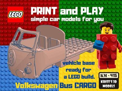 LEGO VW Bus Cargo Base