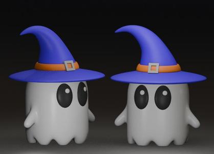 Cute Little Ghost Witch