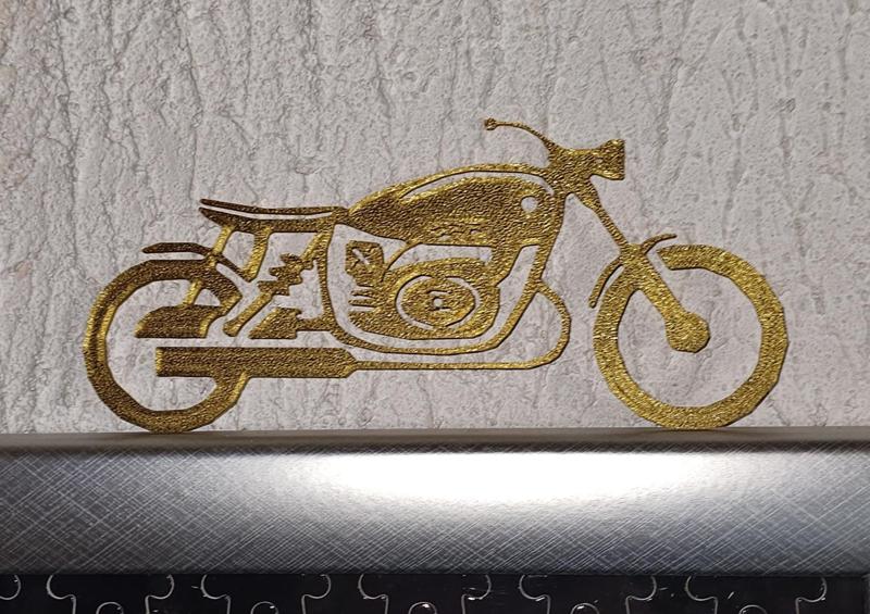 Retro bike - Wall Art - Moto retro
