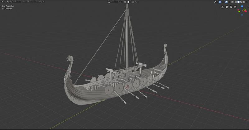 Drakkar realistic