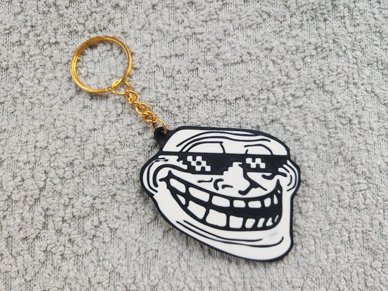 Sigma/ Troll Face Keychain