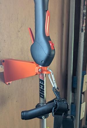 Echo SRM-225 Straight Shaft Trimmer Wall Bracket / Mount / Hanger with Lanyard Loop