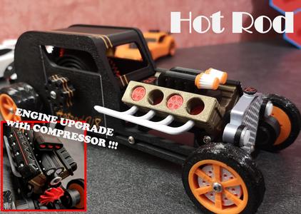 Hot Rod spring engine - V8 running