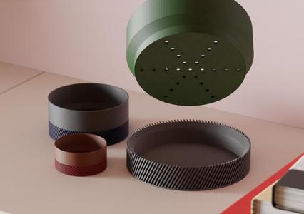 Modern Planter. Integrated Drainage. Easy Print