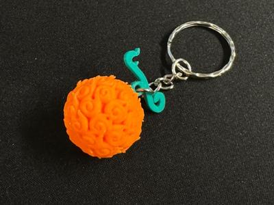 Mera Mera No Mi Keychain - One Piece devil fruit