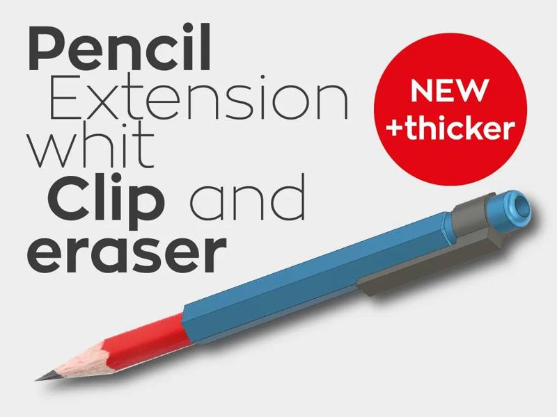 Worn pencil extension   