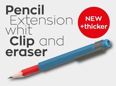 Worn pencil extension   