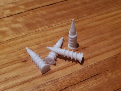 Dry wall plasterboard anchor plug x 7G 30mm screw