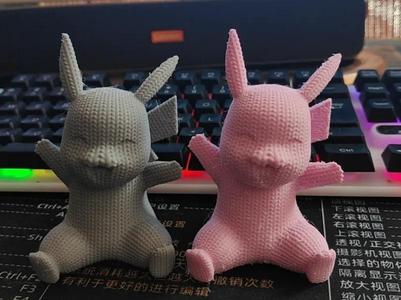 It's getting cold, knit a Pikachu (10cm tall, only 27g, invisible layer lines)