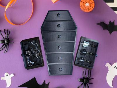 multi use coffin set of drawers 