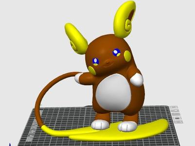[Pokemon] Alola RaiChu Multi Color [AMS- 4 Colour]