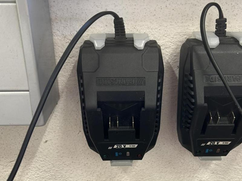 Parkside Battery Charger Holder Mount - Bigger
