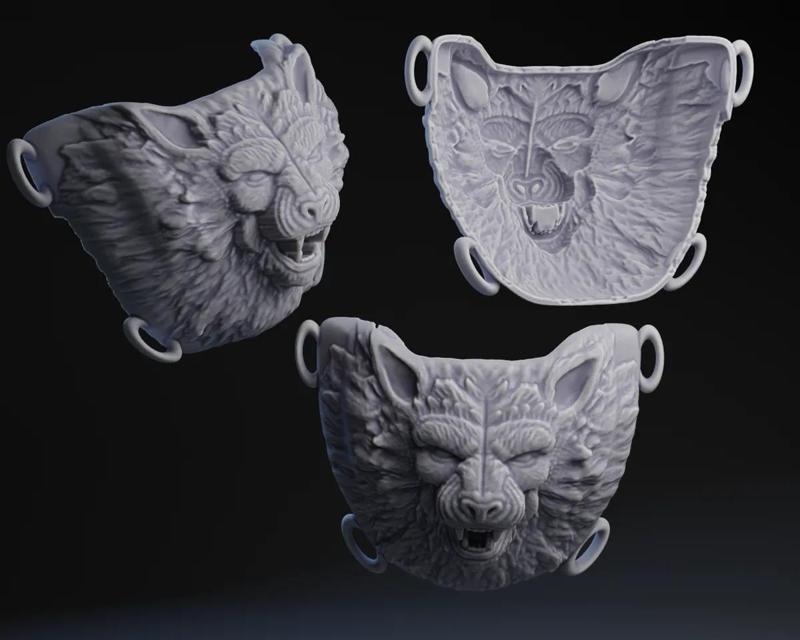 Lion Head Codpiece   
